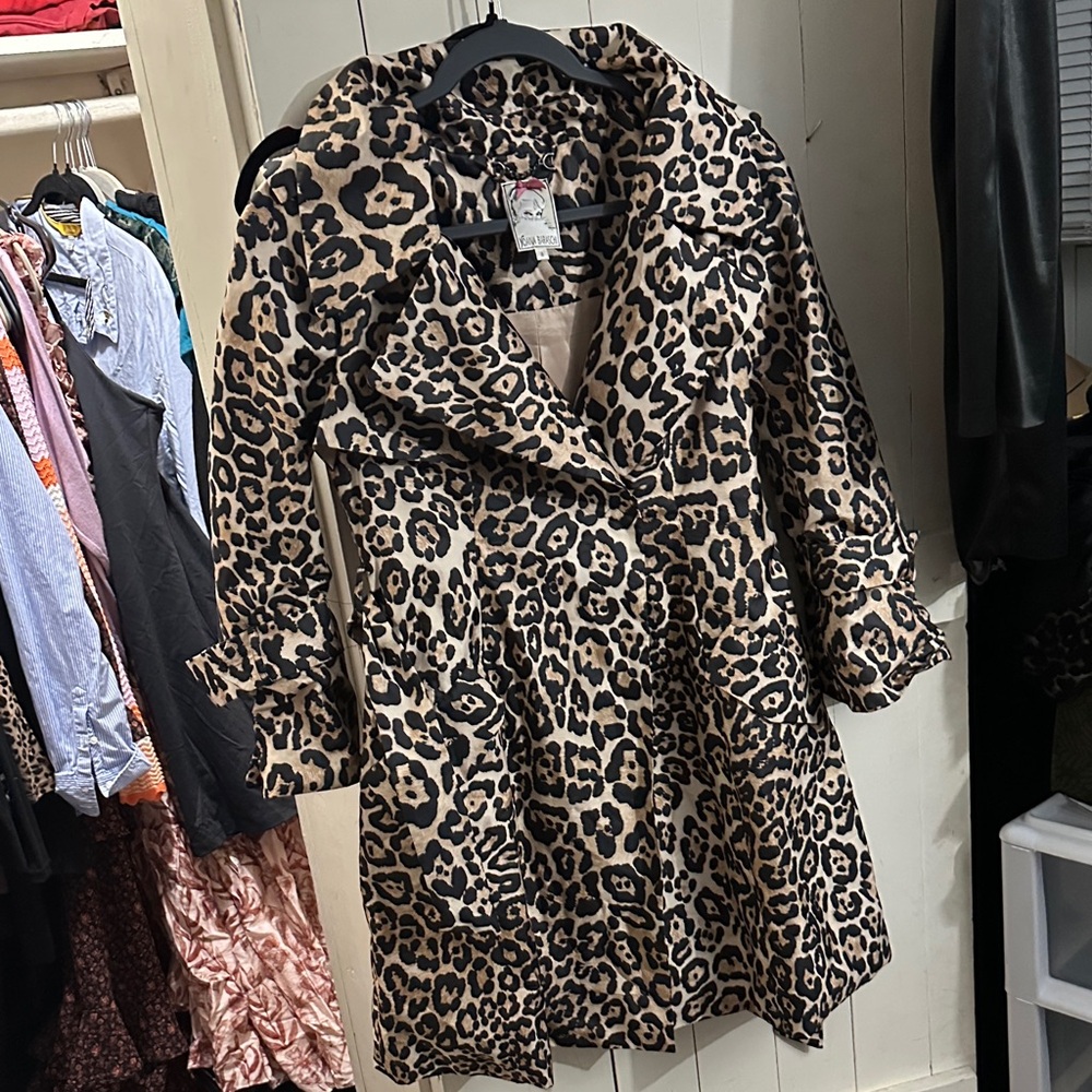 Yoana Baraschi Animal Print Coat